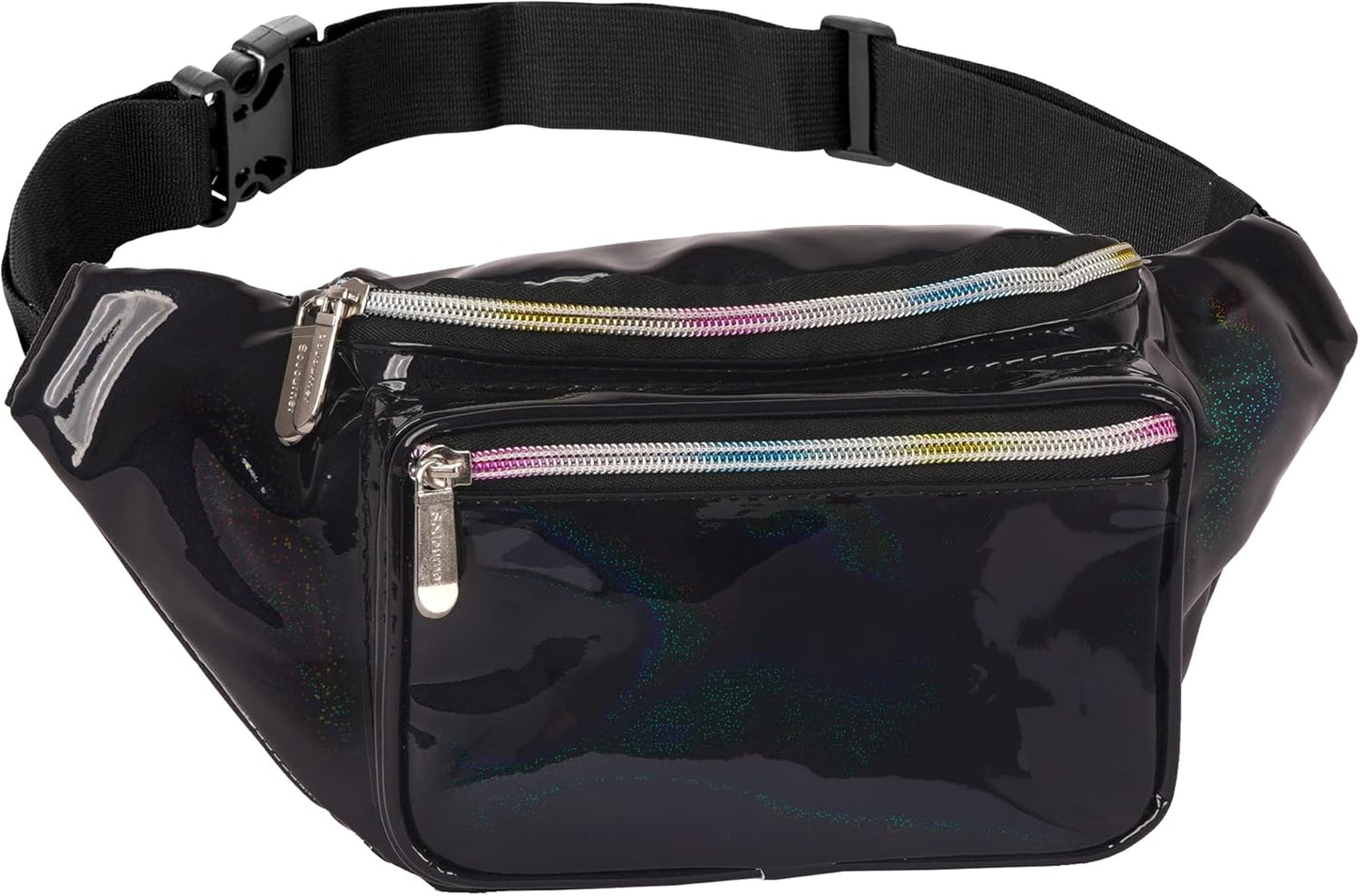 Black Holographic Fanny Pack 