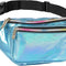 Blue Glitter Holographic Fanny Pack