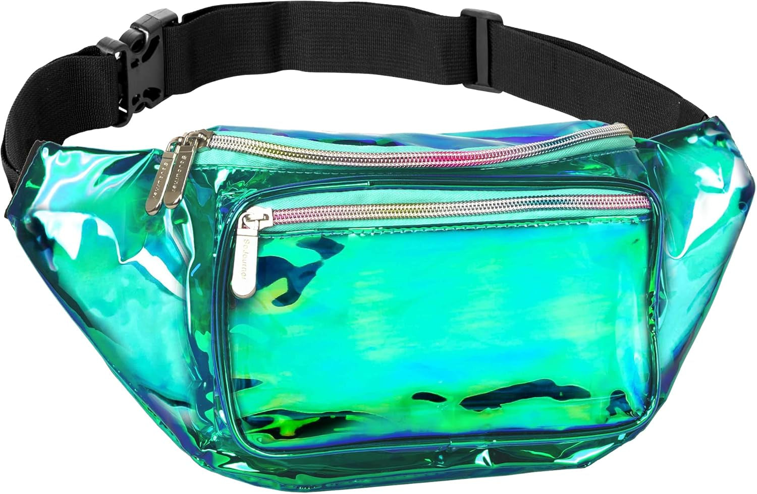 Aqua Transparent Fanny Pack 